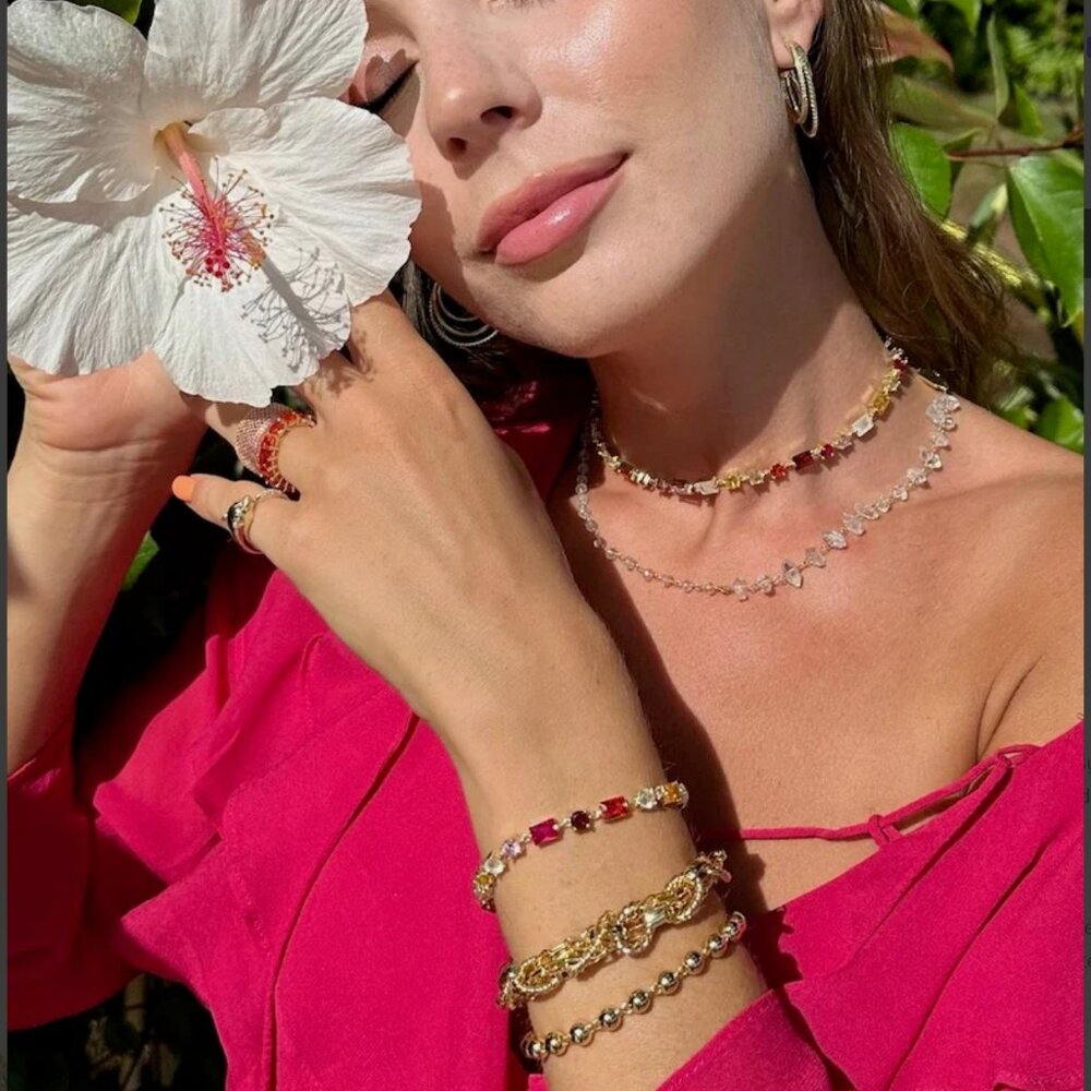 JAGGER NECKLACE- CALYPSO Rainbow Moonstone